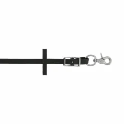 Norton - Rênes caoutchouc Training PVC Noir Outlet