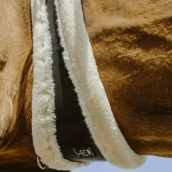 Hot Norton - Sangle XTR mouton synthétique havane/ écru Marron