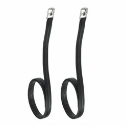 Norton - Étrivières synthétiques doublées noir Sale