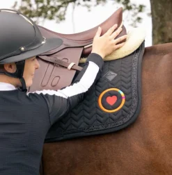 New OHLALA - Tapis de selle Glitter stone logo Noir