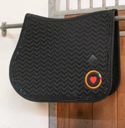 New OHLALA - Tapis de selle Glitter stone logo Noir