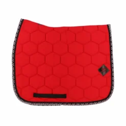Best Oxxer - Tapis de dressage Monogramme Rouge