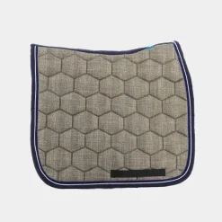 Hot Oxxer - Tapis de dressage Prince de Galles - Gold Edition - Marine