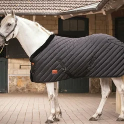 Paddock Sports - Couverture d'écurie Diagonale 400g Noir