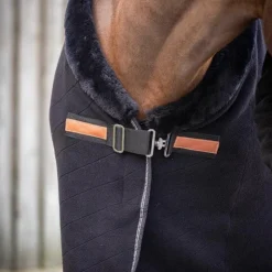 Paddock Sports - Couverture polaire Diagonal Noir Discount