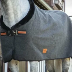 Best Paddock Sports - Couverture Wooltouch chiné Gris