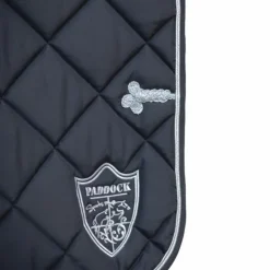 Clearance Paddock Sports - Tapis de selle prems écusson Noir