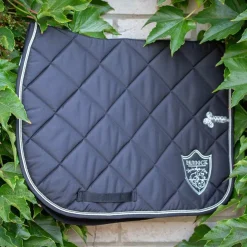 Paddock Sports - Tapis de dressage prems écusson Noir Clearance