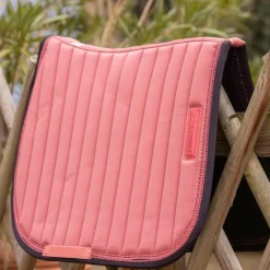 Paddock Sports - Tapis de selle Verticali pêche/ noir Orange Clearance