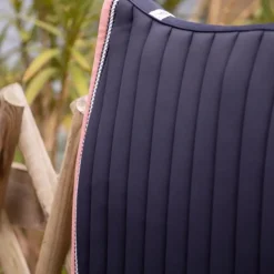 Paddock Sports - Tapis de selle Verticali /rose Marine Sale