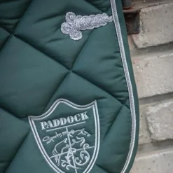 Paddock Sports - Tapis de dressage prems écusson Vert Clearance