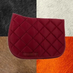 Paddock Sports - Tapis de selle prems Prune Discount