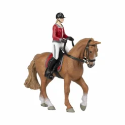 Discount Papo - Cheval de promenade et sa cavalière Marron