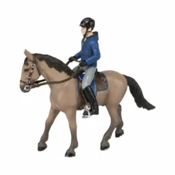 Papo - Cheval de promenade et son cavalier Beige Hot