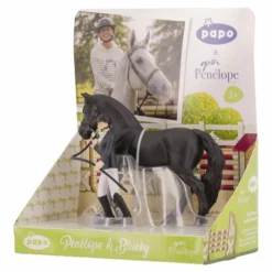 Sale Papo - Figurine Pénélope et Blacky Noir