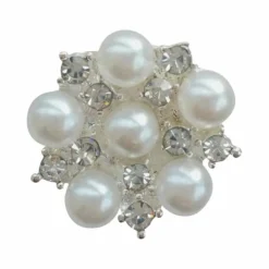 Ekkia Épingle à cheveux "strass perle"