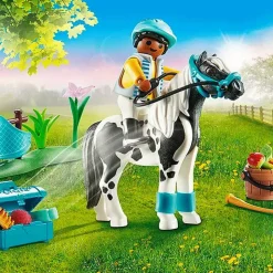 Hot Playmobil - Cavalier et poney Lewitzer