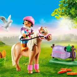 Clearance Playmobil - Cavalière et poney islandais