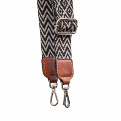 Pénélope - Bandoulière pour sac à main et écru Noir Online