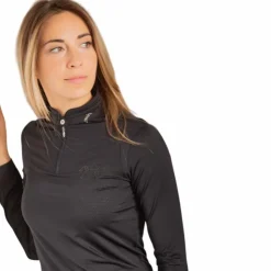 Outlet Pénélope - Baselayer manches longues femme Techpy Noir