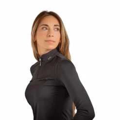 Outlet Pénélope - Baselayer manches longues femme Techpy Noir