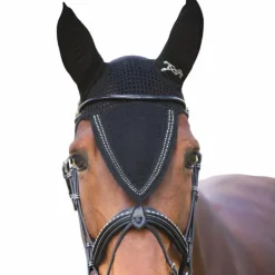 Best Pénélope - Bonnet pour chevaux long Strass Noir