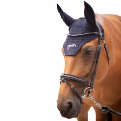 Pénélope - Bonnet pour chevaux coton Marine Outlet