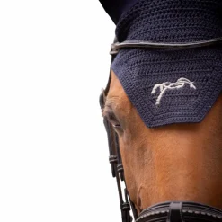 Pénélope - Bonnet pour chevaux coton Marine Outlet