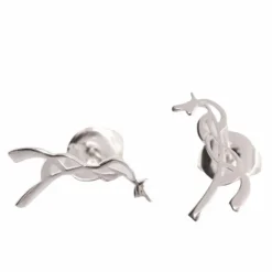 Pénélope - Boucles d'oreilles Milly argenté Gris New