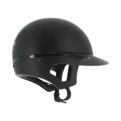 Pénélope - Casque d'équitation visière polo mat X Freejump Noir Hot