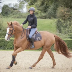 Pénélope - Casque d'équitation visière polo brillant X Freejump Noir Online