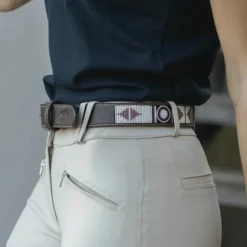 Pénélope - Ceinture Pearl Havane/ Rose Clearance