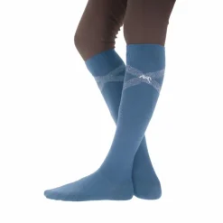 Pénélope - Chaussettes d'équitation Gummy bering sea Gris Hot