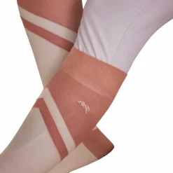 Sale Pénélope - Chaussettes d'équitation Fun / blanc x2 Rose