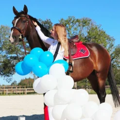 Pénélope - Chemise manches longues de concours Showshirt blanc/ noir Discount