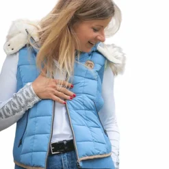 New Pénélope - Doudoune sans manches femme Roger artic Bleu