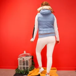 New Pénélope - Doudoune sans manches femme Roger artic Bleu