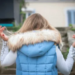 New Pénélope - Doudoune sans manches femme Roger artic Bleu