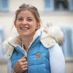 New Pénélope - Doudoune sans manches femme Roger artic Bleu