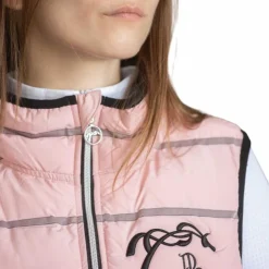 Pénélope - Doudoune sans manches femme Anouck poudré Rose Sale