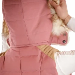 Pénélope - Doudoune sans manches Newroge femme vieux Rose Sale