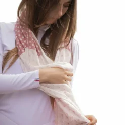 Online Pénélope - Echarpe Alix vieux / écru Rose