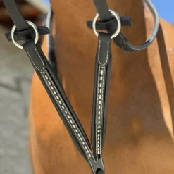 Clearance Pénélope - Flèche de martingale Point sellier Noir