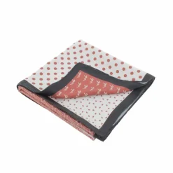 Pénélope - Foulard Mya écru/ rouille Blanc Discount