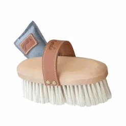 Sale Pénélope - Grande brosse douce sangle cuir Beige