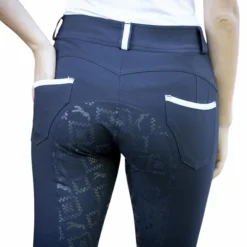 Outlet Pénélope - Pantalon d'équitation femme Fun Pushup full seat Noir