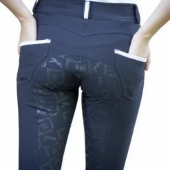 Outlet Pénélope - Pantalon d'équitation femme Fun Pushup full seat Noir