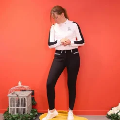 Outlet Pénélope - Pantalon d'équitation femme Fun Pushup full seat Noir