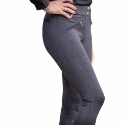 Clearance Pénélope - Pantalon d'équitation femme Romy chiné Gris