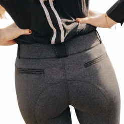 Clearance Pénélope - Pantalon d'équitation femme Romy chiné Gris